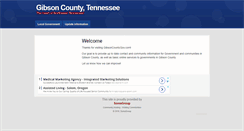 Desktop Screenshot of gibsoncountygov.com