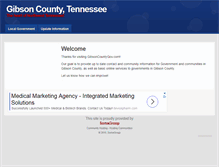 Tablet Screenshot of gibsoncountygov.com